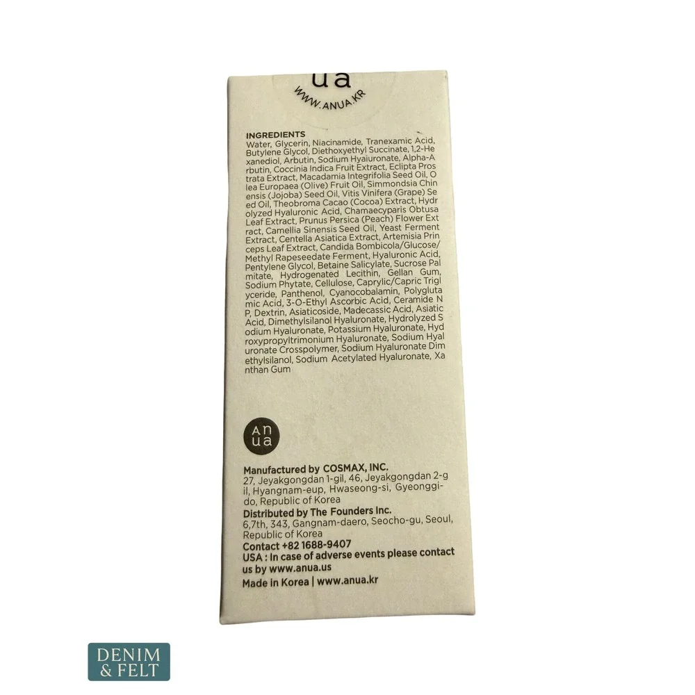 NEW Anua Niacinamide 10% TXA 4% Brightening Dark Spot Corrector 30ml Skincare